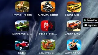 Prime Peaks,Gravity Rider,Stunt Car Extreme,Crash Drive 3,REKT,Getting Over It Games Play