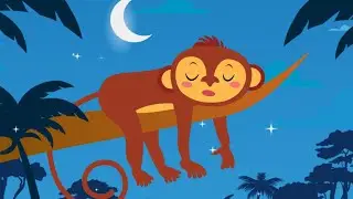 Little Monkey Lullaby🌙 |  Soft Lullaby  | Singing Penguin