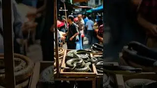 Snake Market Exploration: Rare & Unique Animals Sold Here #shorts #snake