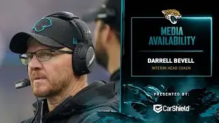 Interim HC Darrell Bevell meets with media during Week 18 | Jaguars Media Availability