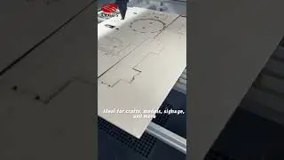 This Laser Makes Plywood Cuts Look Effortless #precision #machines