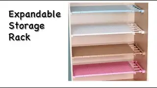 Expandable Shelf Adjustable Storage Rack