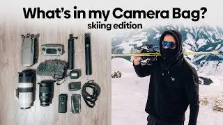 What's In My CAMERA BAG 2024 | Skiing Travel Essentials for Content Creators