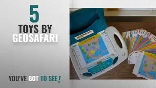 Top 10 Geosafari Toys [2018]: GeoSafari Laptop Educational Learning System 61 Cards 122 Activities