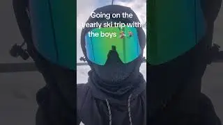 Ski trip with the boys ⛷️🏂 #ski #snowbording #travel #solotravel #trending #skilift