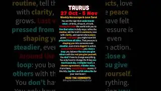 TAURUS 🌍 Weekly Horoscope ⚡ Chosen Ones TODAY 🔮 All Signs Daily Monthly LOVE TAROT ❤️ November 2025