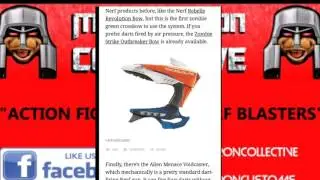 New Nerf Blasters, Doomlands The Judge, Zombie Strike Dreadbolt, Alien Menace Voidcaster.