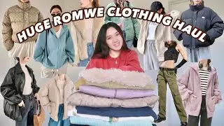 HUGE ROMWE WINTER CLOTHING HAUL 2022/2023 | Cyber Monday Try-On Haul (w/ DISCOUNT CODE)