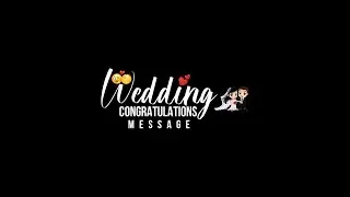 Wedding Congratulations Messages | Wedding Status | Marriage Status | Congratulations Status