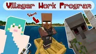 The Villager Work Program Continues, Mwahahaha! | Minecraft Monday