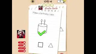 Brain test 5 level 48 Full Guide Walkthrough Solution