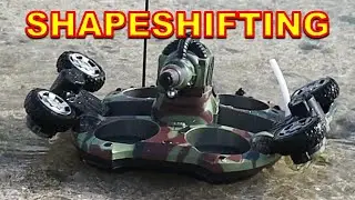 Transformer Amphibious Military RC TANK with Water Jet Canon