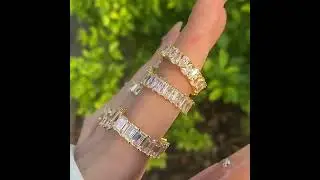 Zirconia Eternity Band Ring