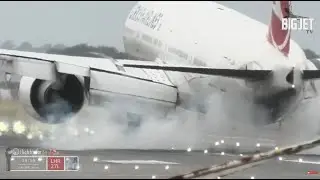 LIVE: London Heathrow Airport #StormFloris