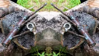 cleaning impacted soil and safely removing a screw from a cow's hoof to restore its health.