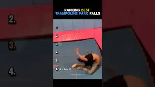 Ranking Best Trampoline Park Fails #shorts #funny #trampoline