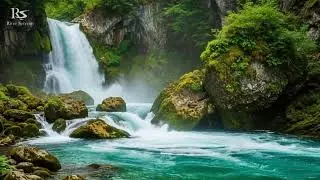 Peaceful River Soundscape for Sleeping All Night | Gentle Continuous Water Flow