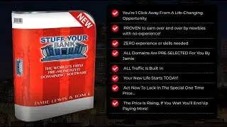 Stuff Your Bank Review | The World's First Pre  Monetized Domaining Software | Bonuses