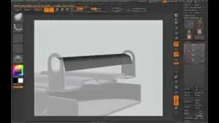 Slice Curve and Polygroups Zbrush (buckle)