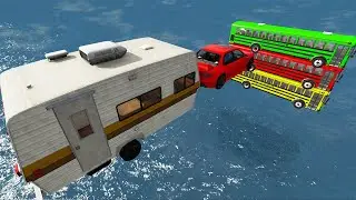 High Speed Random Car Jumps #136 &ndash; BeamNG.Drive