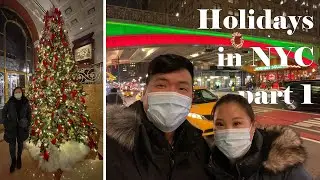 First Time in NYC! Lotte Palace Hotel, Saks & Fifth, Pizza & Bagels!