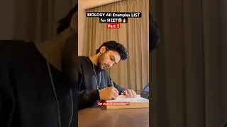BIOLOGY All Examples List for NEET😱🔥 Part 2 #neet2025 #neetexam #neetmotivation #biology #neet