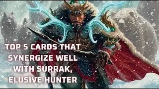 Top 5 Cards that Synergize well with Surrak, Elusive Hunter #mtg #mtgsynergies #magicthegathering