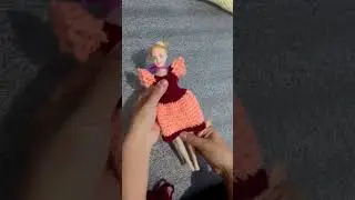 Crocheted dress no.8 for doll #crochetworld #crochetfashionworld