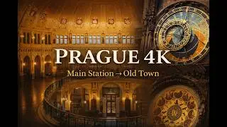 Prague 4K Walking Tour 2026 🇨🇿 | Main Station to Old Town & Lesser Town