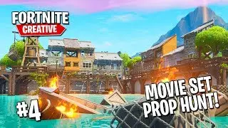 Building a PROP HUNT map in Fortnite #4 [Featured Creative Builder]