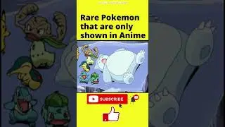 Rare Pokemon that are ONLY shown in Anime #Shorts #pokemon