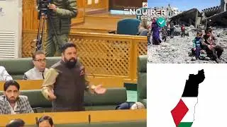MLA Poonch Ajaz Jan Urges Assembly Speaker To Accept His Resolution on #Palestine in JK assembly