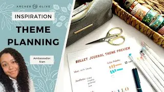 How To Plan A Monthly Bullet Journal Theme | Spring Bujo Ideas
