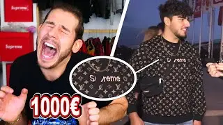 FAKE LOUIS VUITTON SUPREME PULLOVER 🤬 **das wars für mich** RIP mein Stuhl