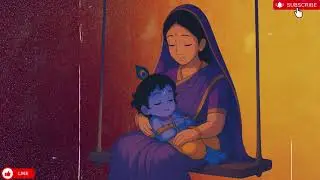 Krishna Lullaby for Baby Sleep 🌙 | Gentle Hindi Lullaby | Deep Night Sleep Music