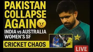 From Test to T20 &ndash; Pakistan Keep Sinking! | Women&rsquo;s WC Semi-Final Drama 🇮🇳 vs 🇦🇺