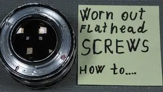 Worn out flathead screws how to unscrew it | New homemade tool