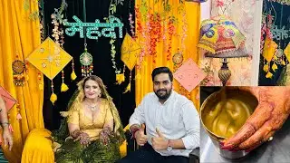 ऐसी दुल्हन आपने कभी नहीं देखी होंगी 😲। दुल्हन मेहँदी डिज़ाइन ।  Mehndi Vlog । Raj Mehandi Designer
