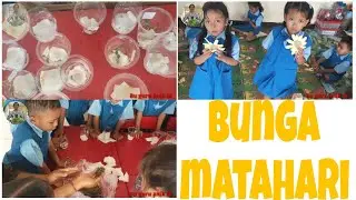 Kegiatan Anak Tk Topik Tanaman Sub Topik Tanaman Bunga Matahari  | Origami Bunga Matahari