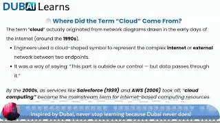 1 - What is Cloud Computing