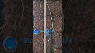 Lighting circuit in straw bale house! #naturalbuilding#electrical #diy#cobhouse
