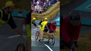 CHAOS ahead with FOUR different wheels! #automobile #funny #racing #soapboxrace
