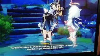 Genshin Impact Bugged cutscene
