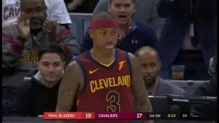 Isaiah Thomas' first game and points for the Cleveland Cavaliers! (01.02.2018)