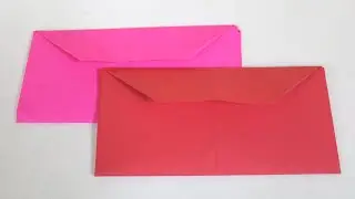 How To Make Paper Envelope - Easy Origami Paper Envelope Tutorial Without Glue
