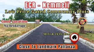 ECR Low Budget Premium Plots For Sale #chennairealestate #ecrplots #lowbudgetplots #ecrland