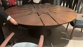 🪵✨ Technological Wooden Table | World Curiosities ✨