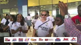 Black Queens receive resounding welcome after 2024 WAFCON qualification