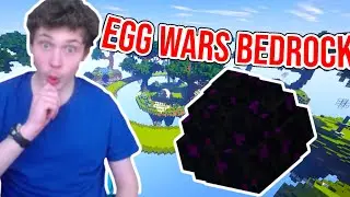 Minecraft eggwars... on Bedrock? | Cubecraft Eggwars