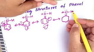 Resonating Structures of Phenol, Nitrobenzene, Aniline|Examples of Resonance effect|+R, -R| Class 11